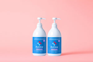 H2One Calming Lavender Hand Sanitizer Gel | 1000 ML | 2 Pack | 75 Percent Ethyl Alcohol (Ethanol) H2One
