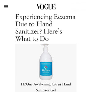 H2One Awakening Citrus Hand Sanitizer Gel | 4 Pack | 500 ML 75 Percent Ethyl Alcohol H2One
