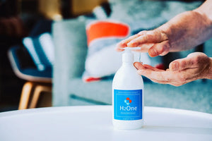 H2One Awakening Citrus Hand Sanitizer Gel | 4 Pack | 500 ML 75 Percent Ethyl Alcohol H2One