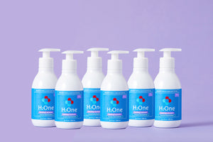 H2One Calming Lavender Hand Sanitizer Gel | 250 ML | 6 Pack | 75 Percent Ethyl Alcohol (Ethanol) | Made in USA H2One