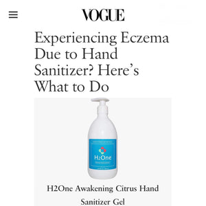 H2One Awakening Citrus Hand Sanitizer Gel | 4 Pack | 1000 ML 75 Percent Ethyl Alcohol H2One
